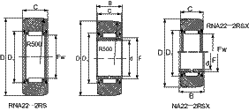 Sealed Drawn Cup Needle Roller Bearings