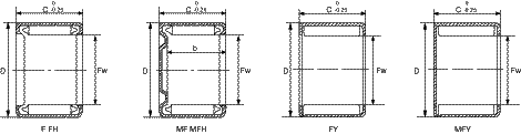 bearing needle thrust